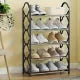 COMFORT ZOON 4-5 Layer Shoe Rack Multifunctional Book Rack Accessories Rack for Home and Office Durable Non Breakable Shoe Organizer Stainless Steel Layer Imported Shoe Rack Easy Assembly (Check variations then place order shukrya)
